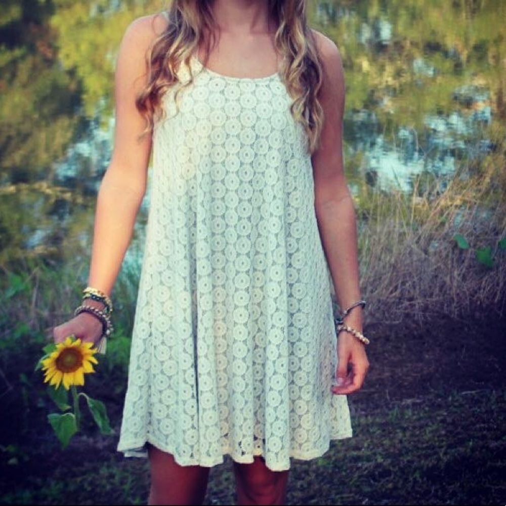 White and Gray Dress